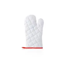 Küchenhandschuh Piper, Farbe: weiß - rot personalisierte Geschenke 