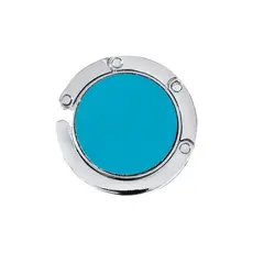 Faltbarer Handtaschenhalter Skype, Farbe: blau personalisierte Geschenke 