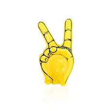 Klatschhand Hogan, Farbe: gelb personalisierte Geschenke 