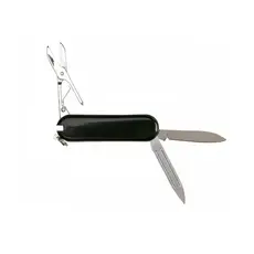 Mini Multifunktionstaschenmesser Castilla, Farbe: schwarz personalisierte Geschenke 
