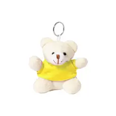 Schlüsselanhänger Teddy Tedchain, Farbe: gelb personalisierte Geschenke 