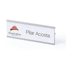 Namensschild Venkal, Farbe: silber personalisierte Geschenke 