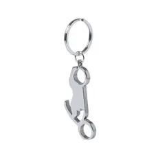 Schlüsselanhänger Flaschenöffner Blicher, Farbe: silber personalisierte Geschenke 