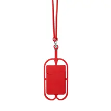 Schlüsselband Veltux, Farbe: rot personalisierte Geschenke 