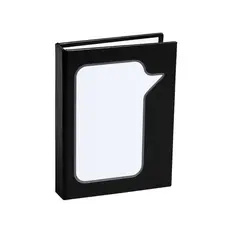 Notizblock Dosan, Farbe: schwarz personalisierte Geschenke 
