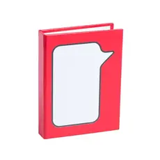 Notizblock Dosan, Farbe: rot personalisierte Geschenke 