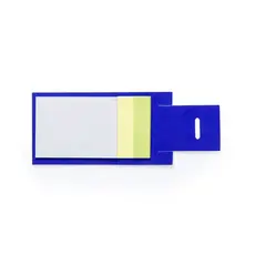 Notizzettelbox Novich, Farbe: blau personalisierte Geschenke 
