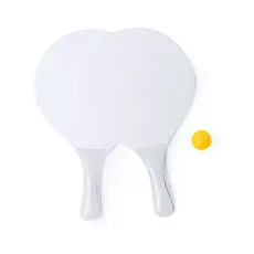 Strand Schläger Kongal, Farbe: weiß personalisierte Geschenke 