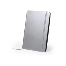 Notizblock Bodley, Farbe: silber personalisierte Geschenke 