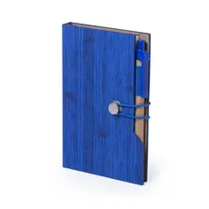 Notizblock Rasmor, Farbe: blau personalisierte Geschenke 