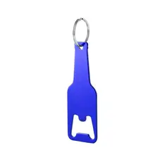 Schlüsselanhänger Flaschenöffner Clevon, Farbe: blau personalisierte Geschenke 
