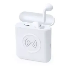 Power Bank Kopfhörer Molik, Farbe: weiß personalisierte Geschenke 