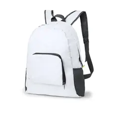 Faltbarer Rucksack Mendy, Farbe: weiß personalisierte Geschenke 