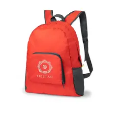Faltbarer Rucksack Mendy, Farbe: rot personalisierte Geschenke 