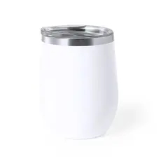 Wärme Trinkbecher Bobby, Farbe: weiß personalisierte Geschenke 