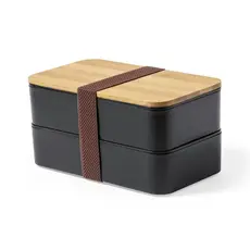 Lunch Box Bawar, Farbe: schwarz personalisierte Geschenke 