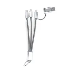 Ladegerätkabel Frecles, Farbe: silber personalisierte Geschenke 