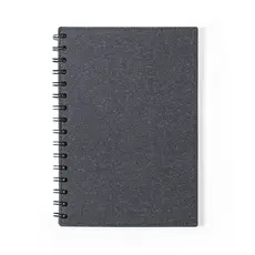 Notizbuch Idina, Farbe: schwarz personalisierte Geschenke 