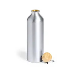 Trinkflasche Hetien, Farbe: silber personalisierte Geschenke 