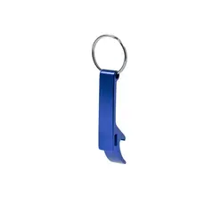 Schlüsselanhänger Flaschenöffner Stiked, Farbe: blau personalisierte Geschenke 