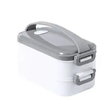 Wärme Lunch Box Dixer, Farbe: grau personalisierte Geschenke 