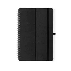 Halter Notizbuch Maisux, Farbe: schwarz personalisierte Geschenke 