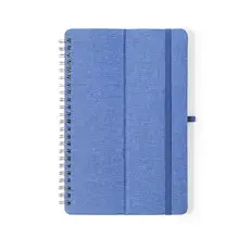 Halter Notizbuch Maisux, Farbe: blau personalisierte Geschenke 