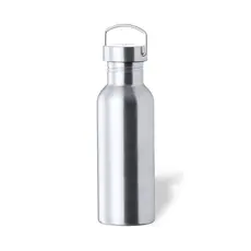 Trinkflasche Karmel, Farbe: silber personalisierte Geschenke 