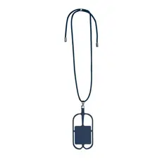 Schlüsselband Sebly, Farbe: navy blau personalisierte Geschenke 