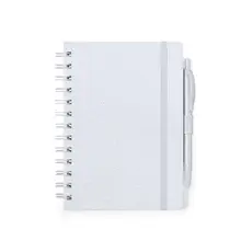 Notizbuch Ciara, Farbe: weiß personalisierte Geschenke 