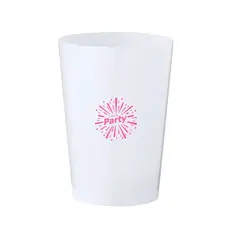 Trinkbecher Armos, Farbe: weiß personalisierte Geschenke 