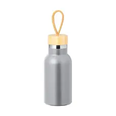 Wärme Flasche Flazer, Farbe: silber personalisierte Geschenke 