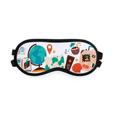 Sublimations Reise Augenmaske Ranta, Farbe: weiß personalisierte Geschenke 