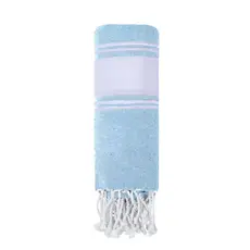 Strandsarong Lainen, Farbe: hellblau personalisierte Geschenke 