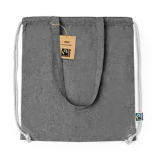 Rucksack Tasche Riak Fairtrade, Farbe: schwarz personalisierte Geschenke 