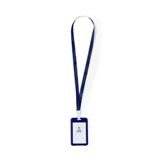 Namensschild Schlüsselband Fleck, Farbe: navy blau personalisierte Geschenke 