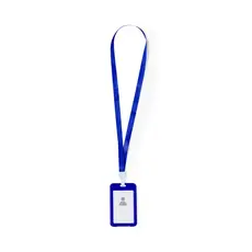 Namensschild Schlüsselband Fleck, Farbe: blau personalisierte Geschenke 