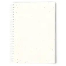 Samen Notizbuch Bitar, Farbe: weiß personalisierte Geschenke 