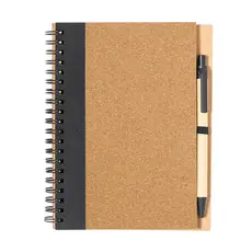 Notizbuch Gienah, Farbe: schwarz personalisierte Geschenke 