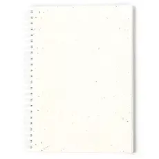 Samen Notizbuch Bitar, Farbe: weiß personalisierte Geschenke 