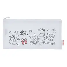 Federmappe Flemenk, Farbe: weiß personalisierte Geschenke 