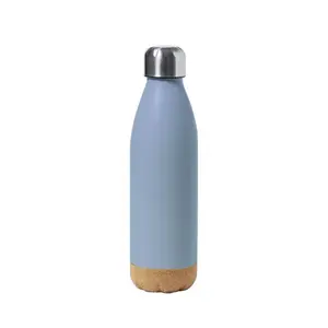 Trinkflasche Stroud, Farbe: blau, Verpackung: Kraft Box mit Design personalisierte Geschenke 