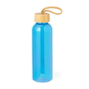 Trinkflasche Tournax, Farbe: blau, Verpackung: recycelte Papier Tasche personalisierte Geschenke 