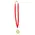 Medaille Corum - rot - gold, Farbe: rot - gold personalisierte Geschenke 