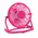 Mini Ventilator Miclox - rosa, Farbe: rosa personalisierte Geschenke 