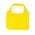 Faltbare Tasche Karent - gelb, Farbe: gelb personalisierte Geschenke 