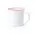 Sublimations Tasse Gover - schwarz, Color: red
