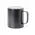 Wärme Tasse Hanna - schwarz, Farbe: schwarz personalisierte Geschenke 