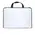 Sublimation laptop bag Lury, Color: weiß