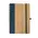 Notizbuch Gasmon - navy blau, Farbe: navy blau personalisierte Geschenke 